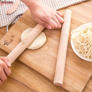 ℡☊Wooden Rolling Pin Non Stick 28cm x 2.5 cm - Wooden Pressing Stick