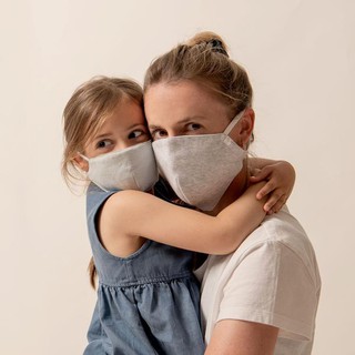 MORI Signature Organic Cotton and Bamboo Fabric Reusable Face Mask - Adults and Kids