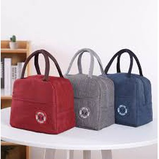 Oxford Cloth Lunch Bag Waterproof Thermo Bag Portable Thermal Insulated Bento Case Picnic Food Box