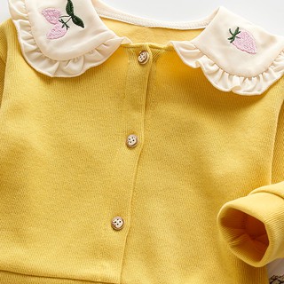 Joe & Girls Knitted Cardigan Coat Female Baby Doll Collar (6)