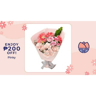 FlowerStore.ph P200 OFF Voucher on Pinky