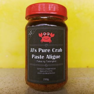 JJ's Pure Crab Paste Made from Pampanga / Aligue 250 grams