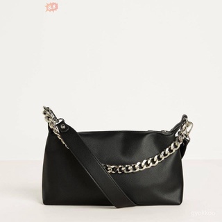 ☂◈۩Fast delivery Crossbody Bag French Baguette Women's Bag New Chain Handbag Trendy Underarm2021The