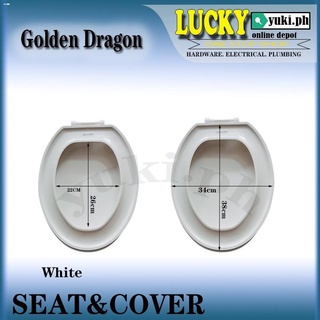 Seats & Covers✢▽Soap Dispensers❁GOLDEN DRAGON TOILET SEAT & COVER WHITE/AQUAMARINE(GREEN)/ANTIQUE/P