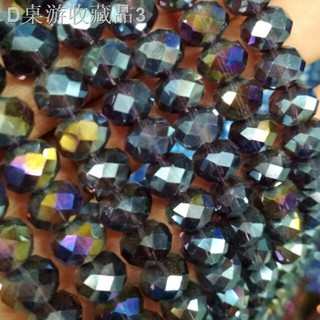 ✆Rondelle crystal beads amethyst