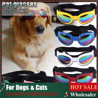 Foldable Pet Dog Glasses Medium Large Dog pet glasses Pet Eyewear Waterproof Dog Protection Goggles UV Sunglasses