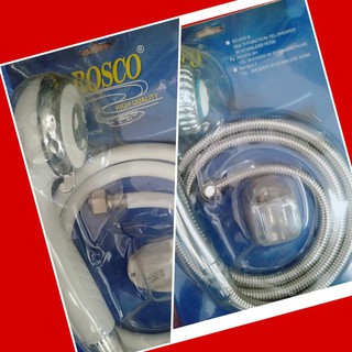 Rosco Multifunction Telephone Shower with Stainless Hose & plastic hose