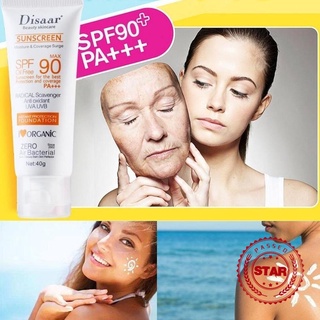 DISAAR Sunscreen Whitening Cream Sunblock Skin Protective Cream Anti-Aging Moisturizing Cream G0O8