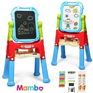 ❉▦﹍writing board for kidsஐ۩♗2 in 1 Easel Stand Art Magnetic Drawing Kids Whiteboard and