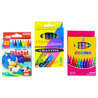 Crayons and crayons◕COD DVX 8 to 32-Color Non-Toxic Generic Crayons Arts & Crafts School Supplies Kr