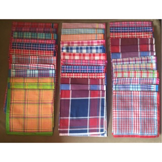Ladies handkerchief Assorted designs (mix 3 colors) 12 pcs