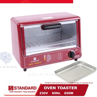 ☇Standard Oven Toaster Red 600 watts