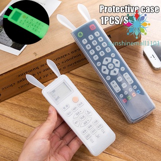 TV Remote Case Cover Cute Rabbit Remote Control Waterproof Dustproof Protective Transparent Bag