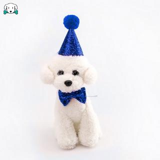 misnrsPet Hat Bow Suit Party Decoration Dog Accessories