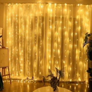 【Spot】5M/10M Led Curtain Fairy Lights Remote Control Usb String Lights Bedroom Wedding Party Christmas Decoration Holiday Lighting Cassie