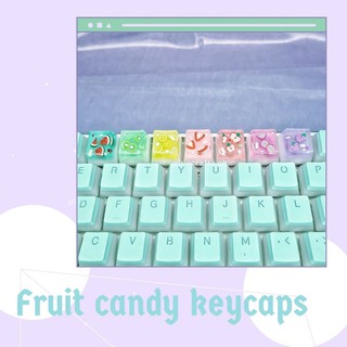 ☆Fruit Candy☆ Handmade Resin Artisan Keycaps for Mechanical Keyboard CherryMx Gateron Switch