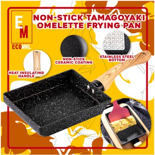 Tamagoyaki Japanese Omelette Pan/Egg Pan - Non-stick Coating - Rectangle Frying Pan Mini Frying Pan