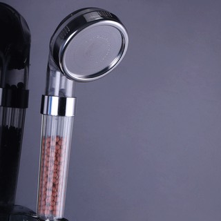 Shower nozzle pressurized water saving negative ion filter nozzle shower nozzle transparent