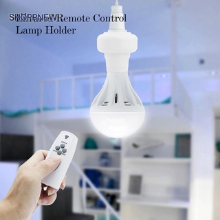 220V Wireless Remote Control Switch Connector E27 Screw Light Sensor Switch Light Holder Socket