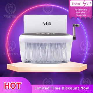 headsets screen protectors keyboards❀▬○A4 & A6 Manual Hand Paper Shredder for School Office and Hom