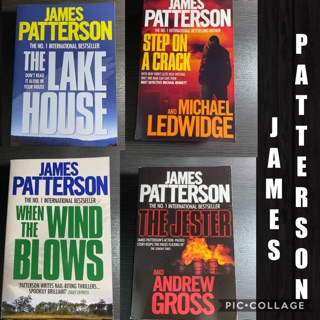 SALE Brandnew James Patterson Books Series Collection The Jester Step on Crack Wind Blows Lake House