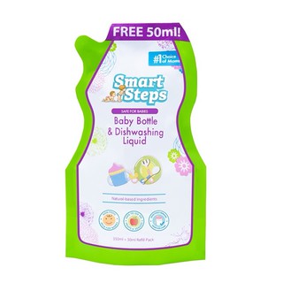 Babymama - Smart Steps - Baby Bottle Dishwashing Liquid 350ml + 50ml Refill Pack