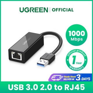 ♂UGREEN USB 3.0 to Ethernet RJ45 Lan Gigabit Adapter for PC Phone Laptop IPad Samsung Huawei Xiaomi