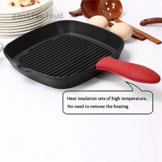 Silicone Rubber Cover Pot Holder For Skillet Handle Cast Iron Hot Fry Pan Cover