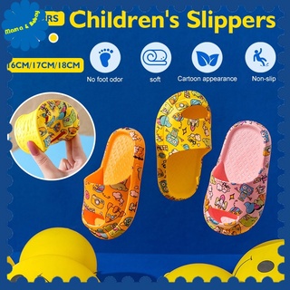 Slides Slippers Kids Cartoon Sandals Printed Slides Slippers Fashion Beach Slippers For Boy&Girl