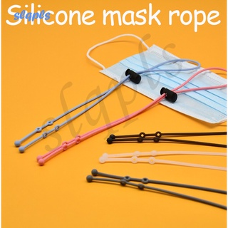 Silicone Adjustable Face Mask Lanyard Mask Hanging Rope Strap Lanyard Anti-lost Straps Ear Hanging Rope Soft Mask Chain