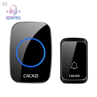 ∋﹍Cacazi Waterproof Wireless Dc Battery-Operated 300M Led Doorbell