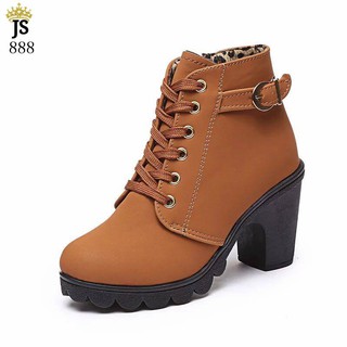 COD Korean Canvas Lace Up Boots For Women