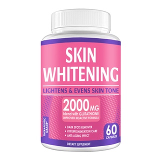 Authentic Premium Glutathione Detox Slimming Whitening Anti Aging Capsules Gluta Lipo Dark Spots Rem