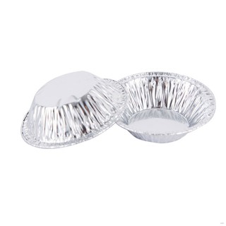 100pcs Disposable Round Egg Tart Mold Aluminum Foil Cups Baking Cookie Pudding Cupcake Mould broxah.ph (5)