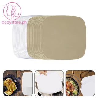 ❤BDSAir Fryer Non-stick Steamer Paper Square Non-porous Household Barbecue Paper