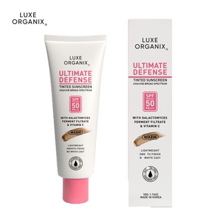 body care❧Luxe Organix Ultimate Defense Tinted Sunscreen UVA/UVB Protection SPF50 PA+++ 50g