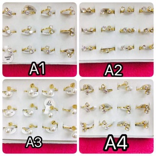 Stainless Ring WithBox 12pcs AssortedSizes 16,17,18,19