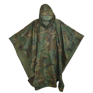 ♀¤✌Ulife High Quality Multifunction Camouflage Rain Coat Cycling Climbing Hiking Travel Rain Cover