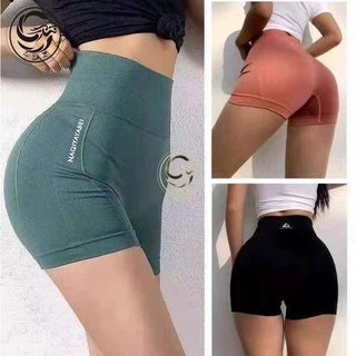 Women High Waist sports shorts tight Peach hip-boosting Quick dry breathable fitness training yoga