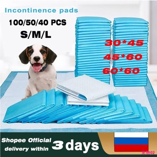 dog▤100PCS Pet Dog Pee Training Pad Pee Pad Thicken Deodorant Small Pet Puppy Cat Training Toilet Pa