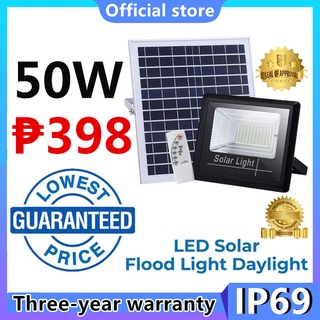 3 Year Warranty Solar LED Flood Light 50W 90W 200W Outdoor Street Lamp Waterproof With Remote