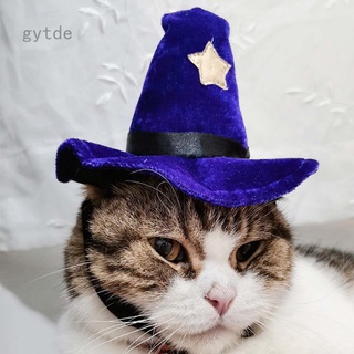 Halloween Witch Hat For Pet Dog Cat Funny Party Cosplay Decoration Dress Up Accessories