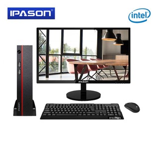 Ipason Office Mini Pc (Intel 4 Core, 8GB RAM, 120GB SSD) & Mini Pc + Monitor, Free Keyboard, Mouse