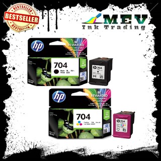 HP 704 Black & Tri-color Original Ink Advantage Cartridge