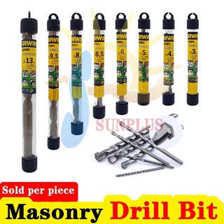 BOLTHOME AND LIVING◆Irwin Masonry Drill Bit Drillbit Mason Concrete 3mm 4mm 5mm 6.5mm 8mm 9.5mm 10 (1)