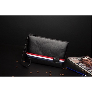 Clutches❀☇2021 Latest All-Match Retro New Men'S Stitching Contrast Clutch Bag Outdoor Leisure Small (3)