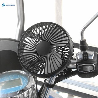 ST 12V/24V Universal Mini USB Charging Car Electric Fan With Suction Cup Car Headrest Fan (4)