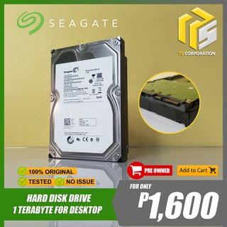1Terabyte Seagate Hard Disk Drive