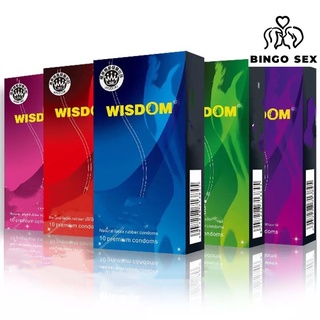 WISDOM 10 packs of ultra-thin large particles double lubricated condoms