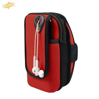 19D Running Hiking Arm Band Storage Case Holder Zipper Bag Container For Cell Phone (2)